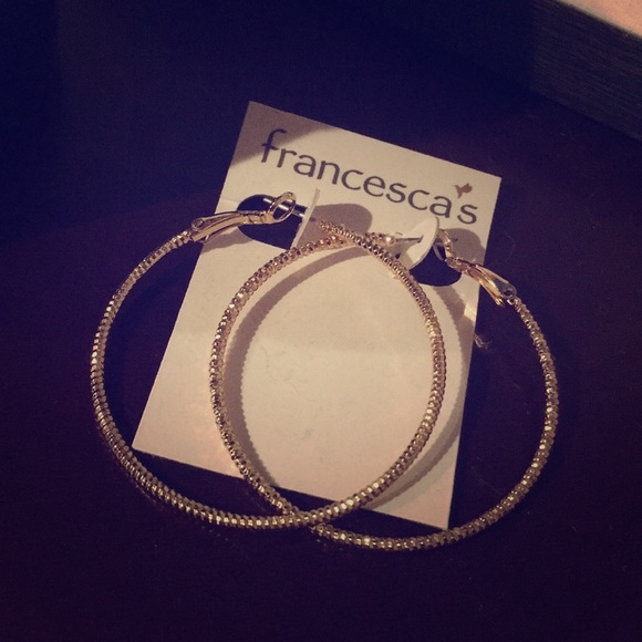 Francesca's Collections Jewelry - Francesca’s Gold Hoop Earrings